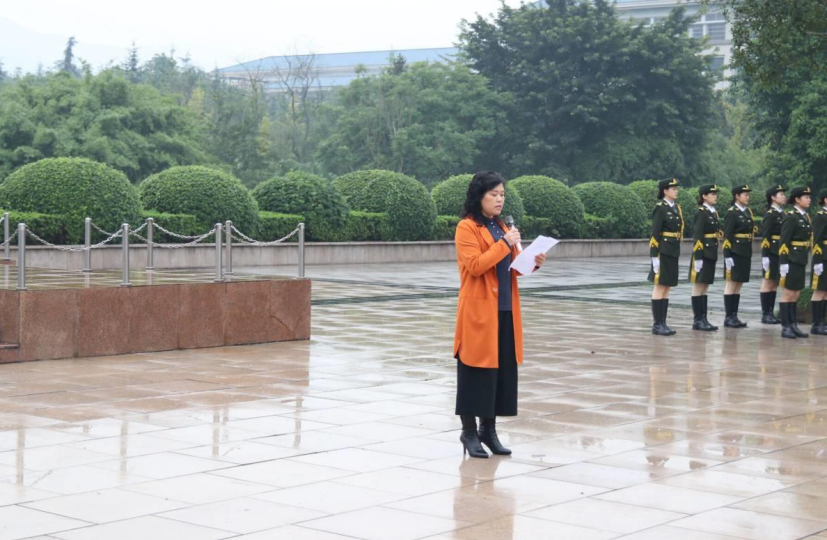 (朱平书记国旗下的讲话)